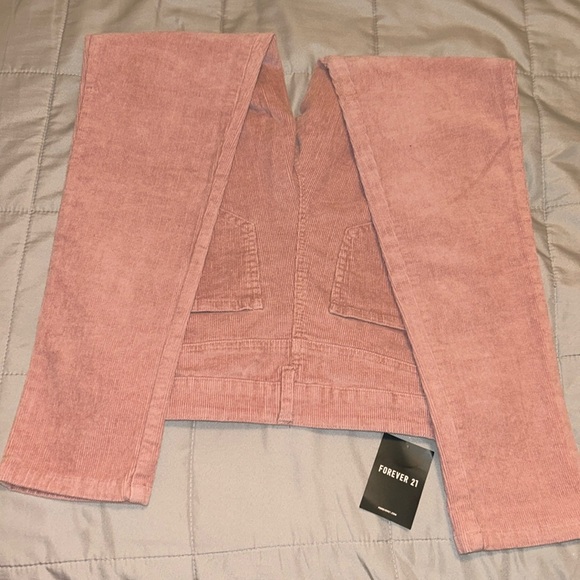 Pink Corduroy Pants - Picture 2 of 3